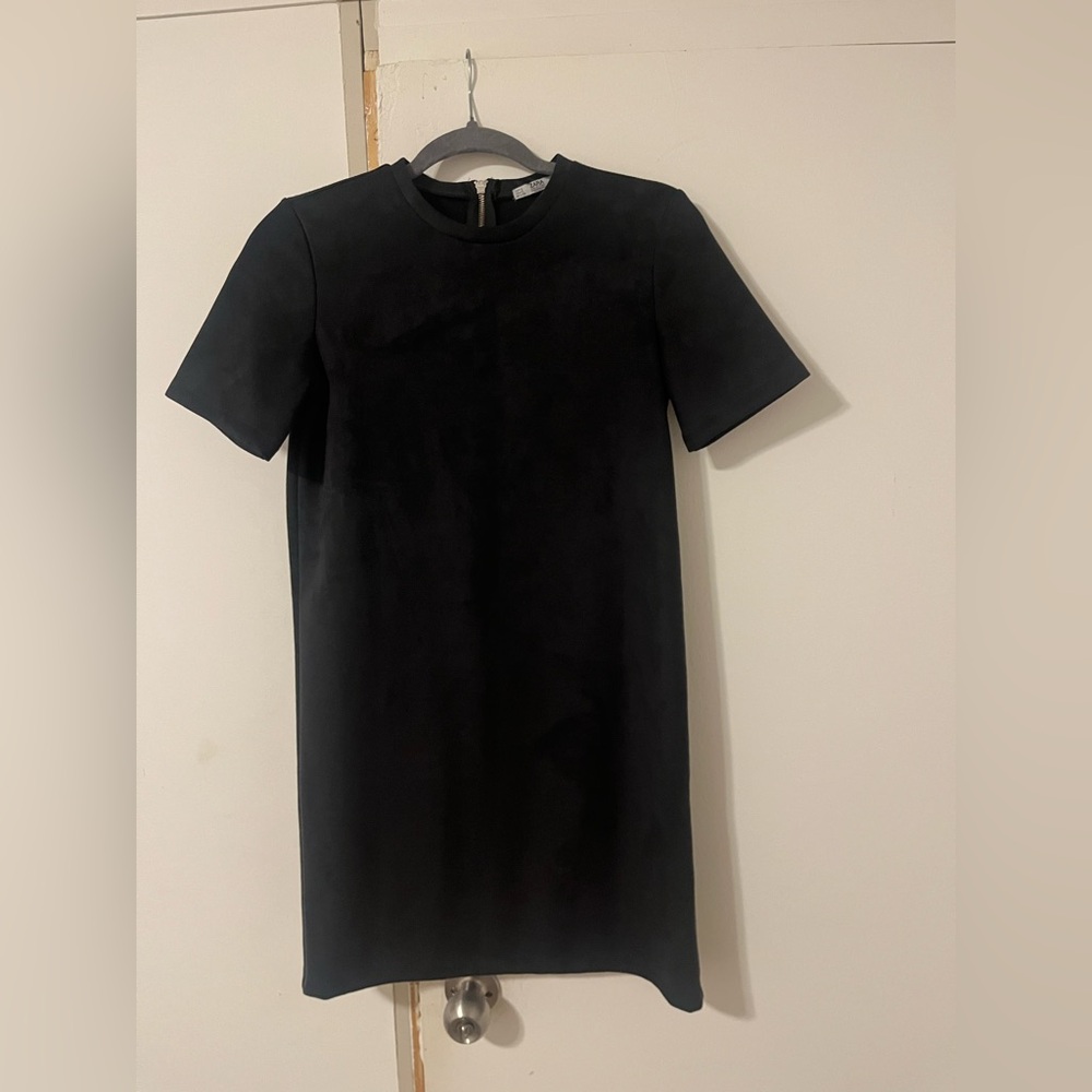 Zara suede mini dress